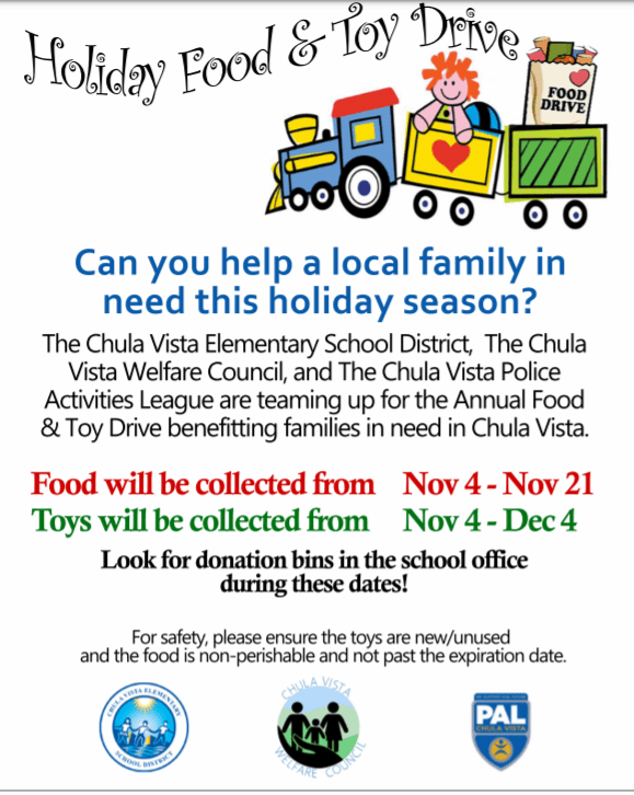 Toy and food drive