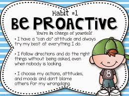 Habit 1: Be Proactive - iLEAD Antelope Valley